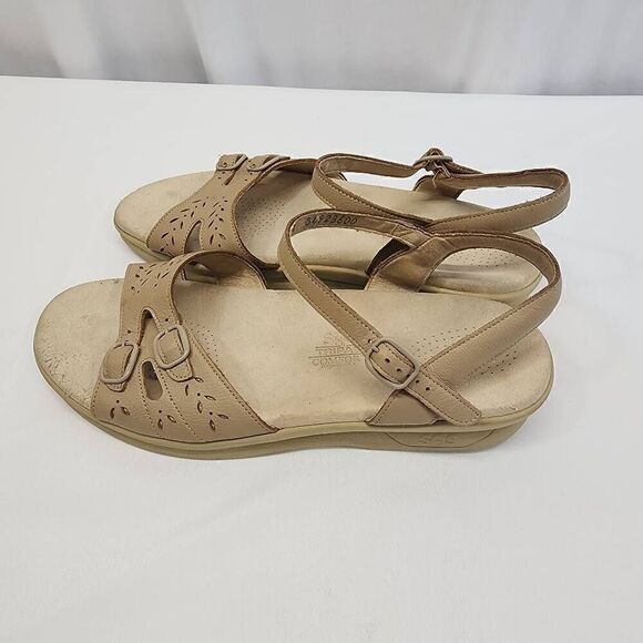 SAS Size 11 Women's Duo Quarter Strap Sandals Warm Stone O - Picture 5 of 9